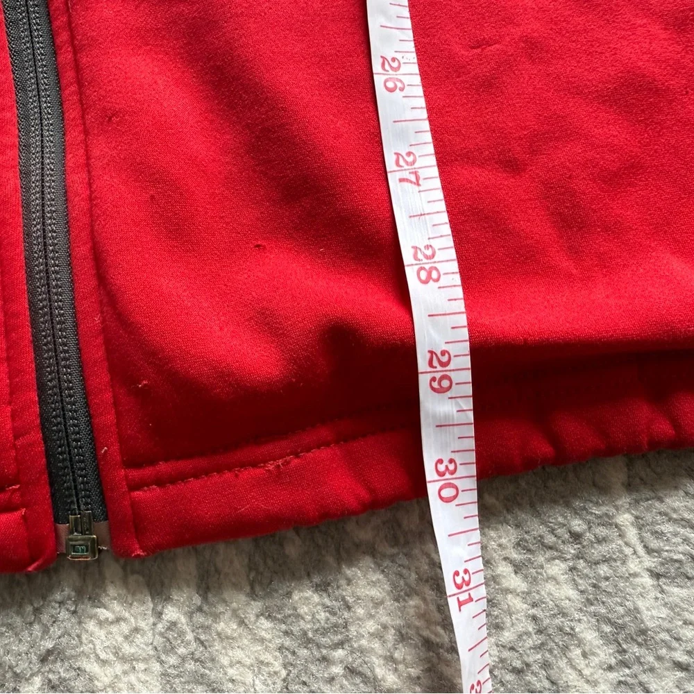 The North Face Red and Charcoal Jacket